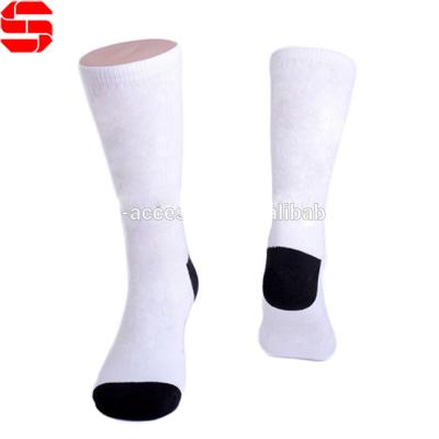 China Antibacterial Wholesale Cheap Bulk Plain Blank Blank Socks For Sublimation for sale