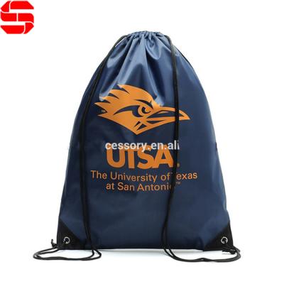 China Portable Cheap Custom Drawstring Backpack Small Gym Travel Bag For Men And Women for sale