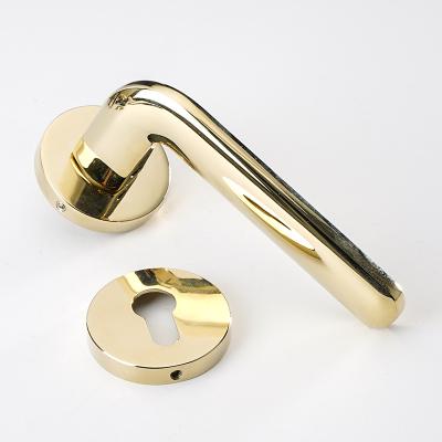 China Modern High Quality Zinc Alloy Pearl Door Handle Lock Door Handle Gray Interior Door Handles Hotel Gray Interior Door Handles for sale