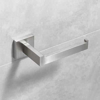 China BREF Hotel Hardware Household Bathroom Towel Rack Stainless Steel Rod Storage Rack Stainless Steel Pendant Towel Rack for sale