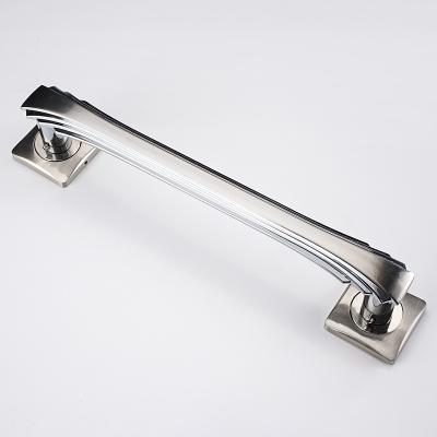 China Easy Install EUROPEAN To Stain Allou Long Wide Wide Nickel Bar Zinc Heavy Exterior Door Handles for sale