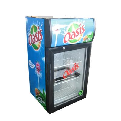 China Hot Drinks Display Energy Mini Bar Fridge Glass Door Single-temperature Factory Commercial Refrigerator for sale