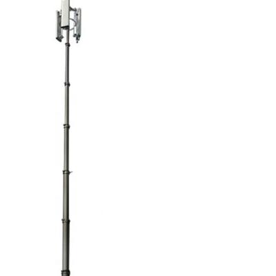 China Heavy Duty Aluminum Alloy Telescopic Antenna Mast In Telecommunication Tower for sale