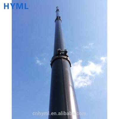 China Aluminum Alloy Hand Brake Combined Pneumatic Telescopic Mast for sale