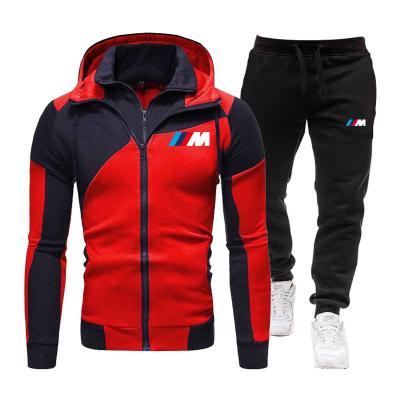 China 2022 QUICK-DRY the new autumn and winter double-layer zipper sweater suit fitness running casual men's hoodie for sale