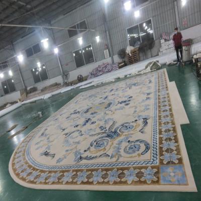 China Washable rugs and blankets for sale handmade wool squishy rug and luxury hand adorned wool rugs and rugs for sale