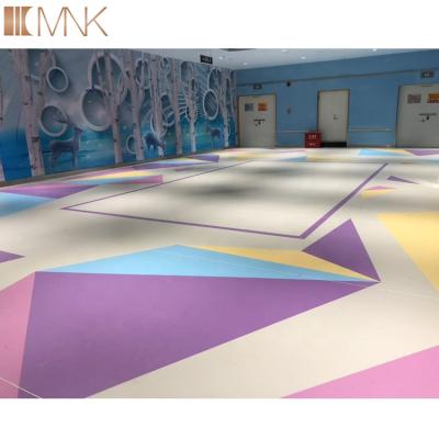 China MNK Garage Floor Mat Washable Rubber PVC Vinyl Floor Mat Roll PVC Mat for sale