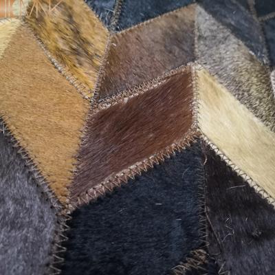 China MNK Cowhide Blanket Anti-slip Modern Design Natural Home Carpets for sale