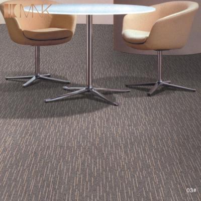 China Washable MNK PP Jacquard Commercial Carpet Tiles 50x50 For Office Tile Carpet for sale