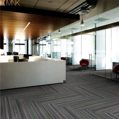 China MNK Washable Decorative Carpet Tiles Commercial PP Office Floor Mat Tiles for sale