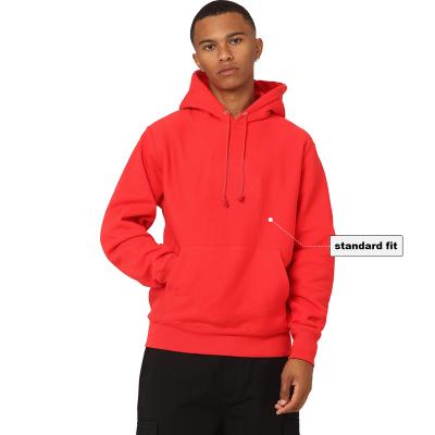 China Other OEM Factory 100% cotton Mens Hoodies high quality heavyweight standard fit pullover sweatshirt hoodies plus size for sale