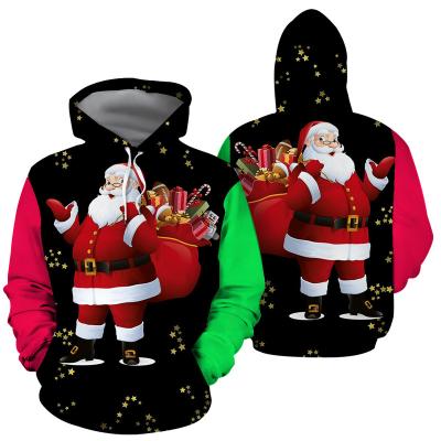 China Anti-Shrink Custom custom Christmas print casual men's hoodie and sweatshirt for sale