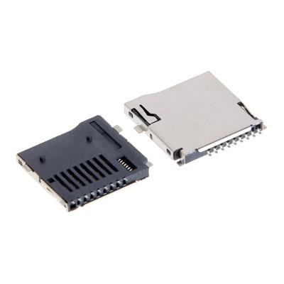 China Compatible micro conn connector type. TF SD Card PSB T-FLASH PUSH-PUSH CARD H=1.5MM A for sale