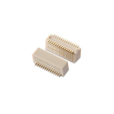 China Female Type SMT 2*12p PCB Panel 0.8mm Pitch Connectors BTB White Connector Female Side Connectors Input for sale