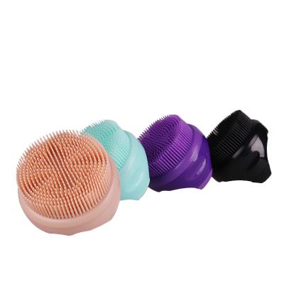 China EXFOLIATE Soft Silicone Body Massager Scalp Brush Bath Scalp Massager Baby Hairbrush Lohas for sale