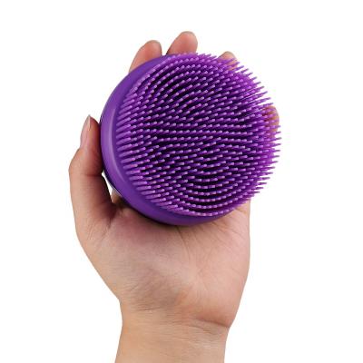 China Waterproof Scalp Massager Hair Brush For Soft Detangling Silicone Shampoo Wash Comb Scalp Massage for sale