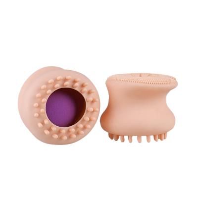 China Cute Facial Cleansing Tools Lohas Silicone Soft Facial Skin Care Beauty Brush Cleansing Brush For Woman for sale