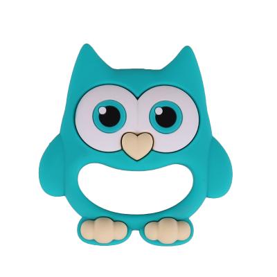 China Silicone Material Non-Toxic Lohas Silicone Teether Food Grade Baby Teethers Teething Toy Silicone Baby Teether Soothing for sale