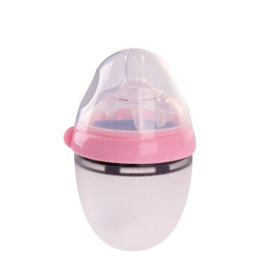 China BPA Free New Arrival Non-Toxic Silicone Feeding Bottle Baby , Baby Feeding Bottle for sale