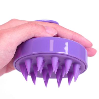 China Durable+Eco- Friendly 100% Silicone Hair Brush Exfoliating Brush Ingrown Hair With Magic Head Massage Function for sale