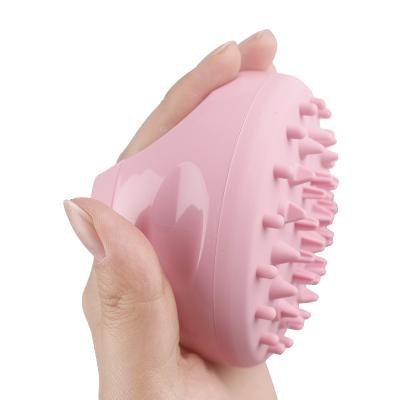 China All Natural Body Massager Cheapest Price Washable Body Care Brush Shampoo Massage Hair Brush for sale