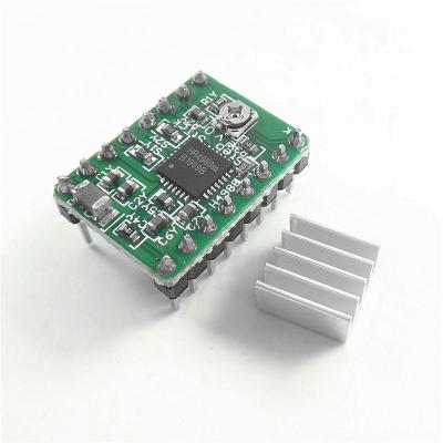 China KJ323-G Stepper Motor Driver Module Reprap A4988 Stepper Driver With A4988 Aluminum Heatsink for sale