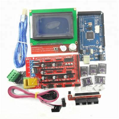 China RAMPS KJ113 1.4 + 2560 Mega + 5x A4988 or DRV8825 Stepper Motor Driver+ LCD12864 Controller RepRap 3D Kit KJ113 Printer for sale