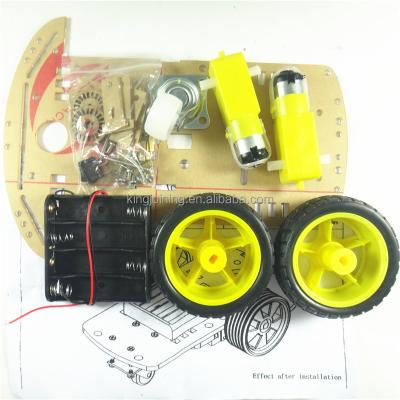 China KJ106 2WD Robot Car Chassis Kit with KJ106 Speed ​​Encoder Battery Box for sale