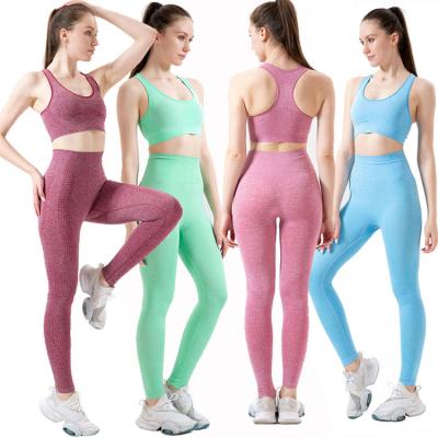 China 2021 Breathable Wholesale Autumn Yoga Set High Quality Custom Logo Women Cheap Fitness Wear for sale