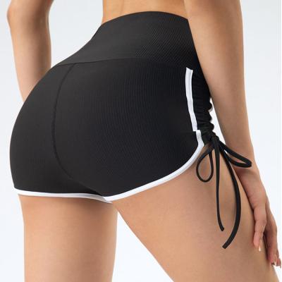 China Wholesale Mesh Cotton Womens Gym Shorts New Arrival High Waist Yoga Suit Workout Shorts for sale