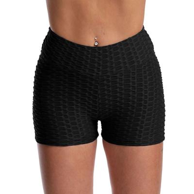 China Custom Hip Fishing Logo Biker Shorts Women High Waist Gym Shorts Yoga Lifting Shorts for sale