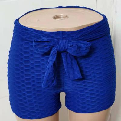 China Wholesale Shorts Ladies Spandex Gym Yoga Shorts Mesh Sport Polyester Gym Shorts for sale