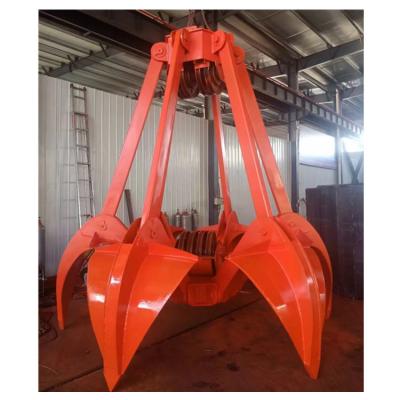 China High Wear Resistant 16t Material Handling Grab Overhead Crane Single Hot Sale Grab for sale