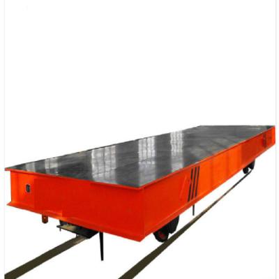 China Widely platform structure and transport roller steel trolley for sale