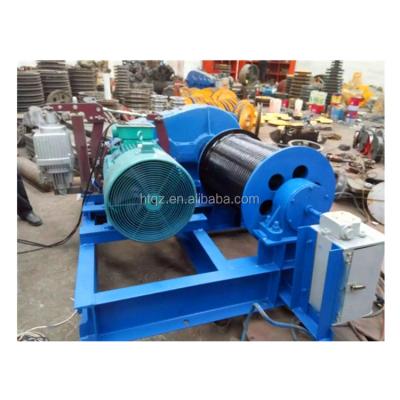 China Cranes Boat Cable Pulling 5ton 65ton Electric Winch And Steel Rope Winch for sale