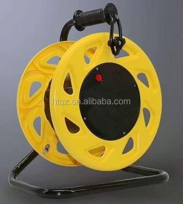 China Industrial Equipment Power Extension Retractable Cable Reel With Plug for sale