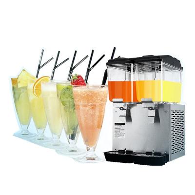 China Beverage Shop/Restaurant CE Certificate Juice Dispenser Double-Tank Beverage Dispenser For Food Snack Shop for sale