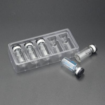 China Other Factory Customized 1ml/2ml/3ml/5ml/10ml Medical Glass Bubble Cover Plastic Ampoule Bottle Packaging Tray for sale