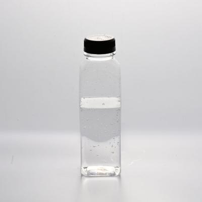 China Custom Transparent Household Products Pet Food Grade Plastic Beverage Bottles 200ML 350ML for sale