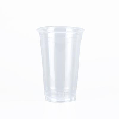 China Supplier Disposable Eco-Friendly Stocked Biodegradable Custom Personalized Printed PP Disposable Smoothies Plastic Cup With Lids for sale