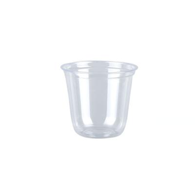 China Eco-Friendly Disposable Catering Beverage Beverage Disposable Biodegradable Cold Stocked Packaging And Reuse Transparent Juice Plastic Cup u for sale