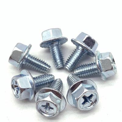 China DIN7500d Steel External Hexagon Cross Screws for sale