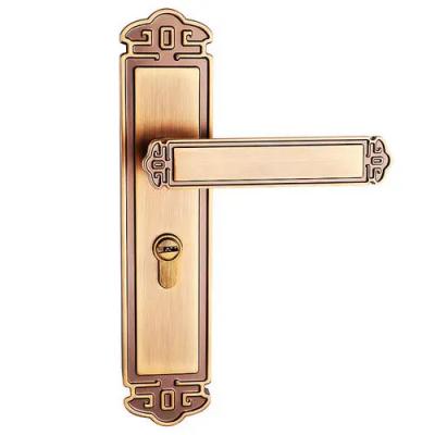 China Modern New Kind Rosette Classic Zinc Alloy Door Handle For Interior Door for sale