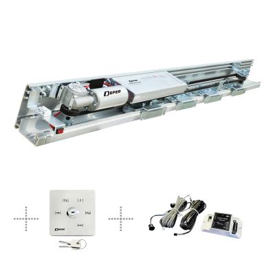 China Modern DC 2x250kg Brushless Motor Automatic Glass Door Heavy Duty Automatic Sliding Door System for sale