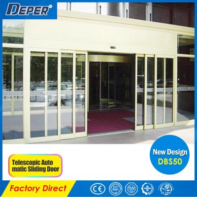 China DEPER DBS50 Modern Automatic Door Operators Mechanism Automatic Telescopic Sliding Door for sale