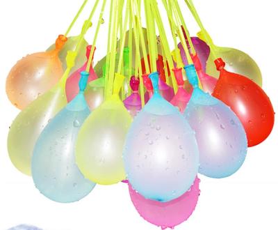 China Promotional Toy Ready To Ship 111 /bag Slingshots Quick Fill Self Sealing Water Balloon For Outdoor Party Toys for sale