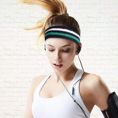 China Excellent Elasticity Materials Cotton Sports Headband Designer Headbands Wholesale Sports Performance Headband for sale