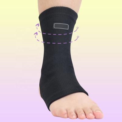 China China Supplier Supply High Quality Breathable Latex Compression Ankle Sleeve Support Latex Silk Elastic Ankle Support for sale