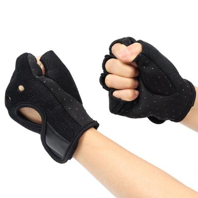 China Breathable Compression Gym Bike Sports Fingerless Gloves Goalkeeper Comfortable Recycling Professional Glove for sale