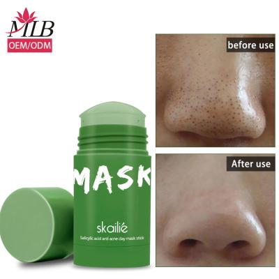 China Green Magic Pore Remover Private Label Mask Stick Purifying Clay Stick Mask Moisturizing Green Magic Masks Stick for sale